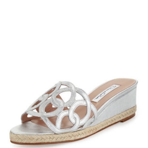 silver espadrille sandals